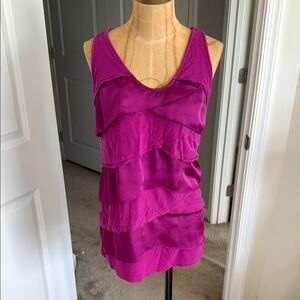 Limited Women's Pink Sleeveless Layered Top